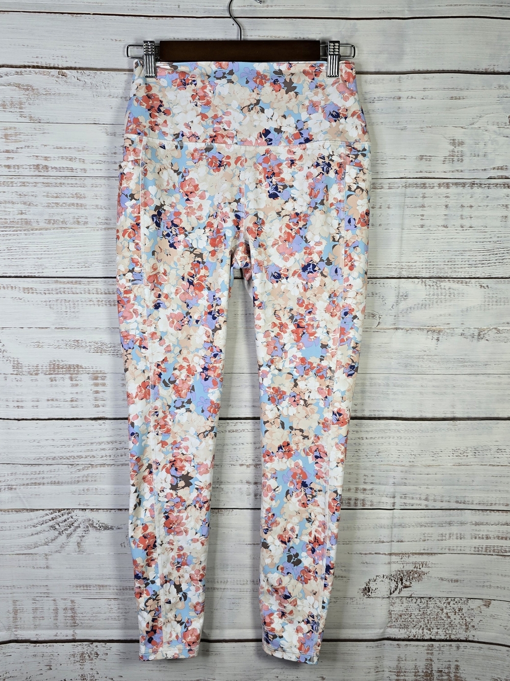 RBX Multicolor Floral High Rise Full Length Leggings Size Medium M